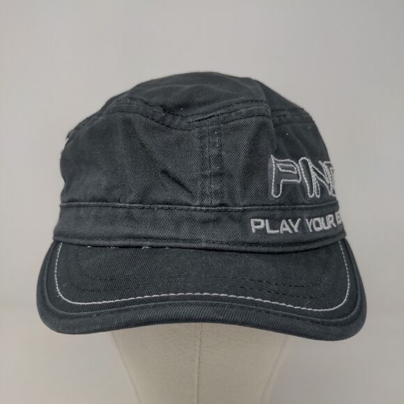 PING Women's Golf Cadet Cap Black Adjustable Embroidered Logo - Picture 2 of 8
